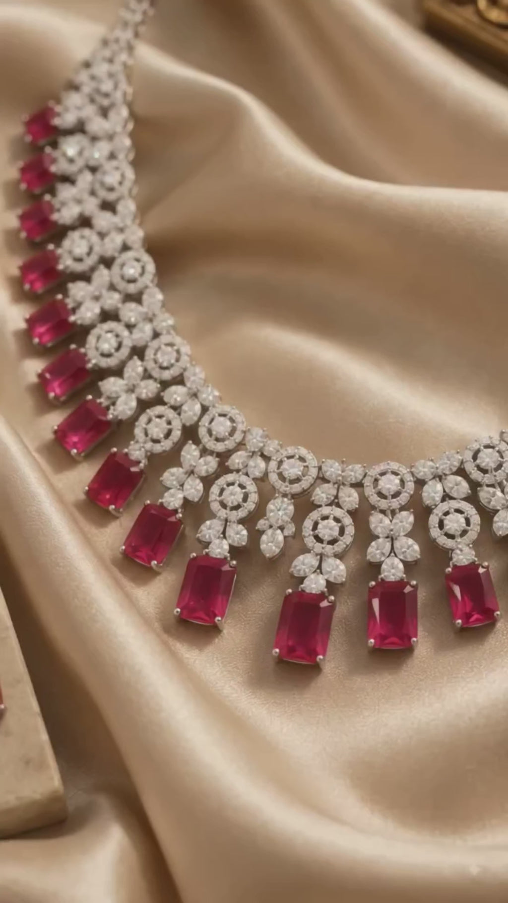 Simran American Daimonds Necklace set