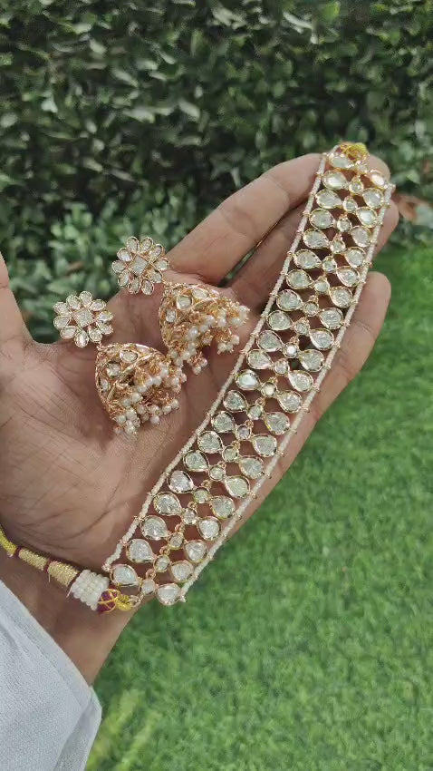 Kanika Moissanite Choker Set