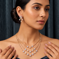 Vira American Daimond Necklace Set