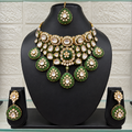 Elvia Kundan Choker Necklace Set