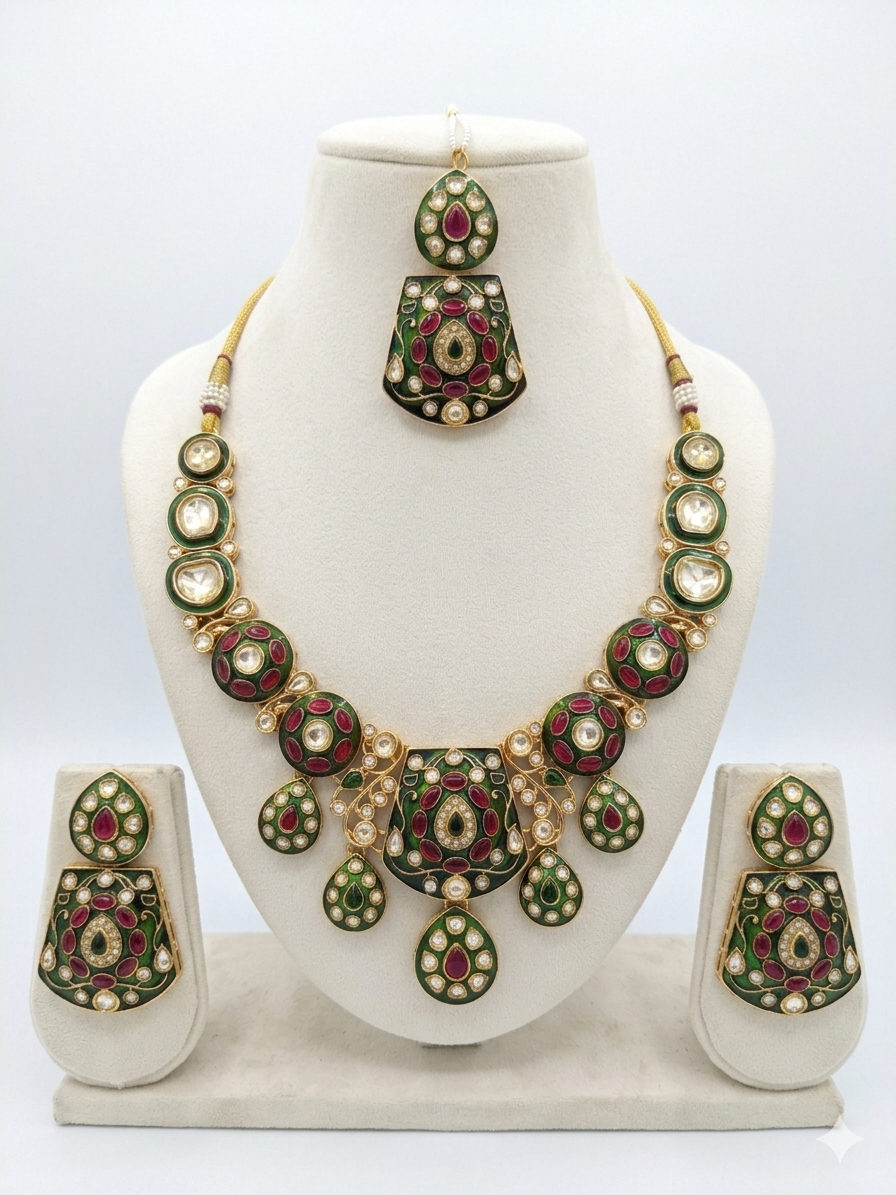 Ishqi Kundan Necklace set