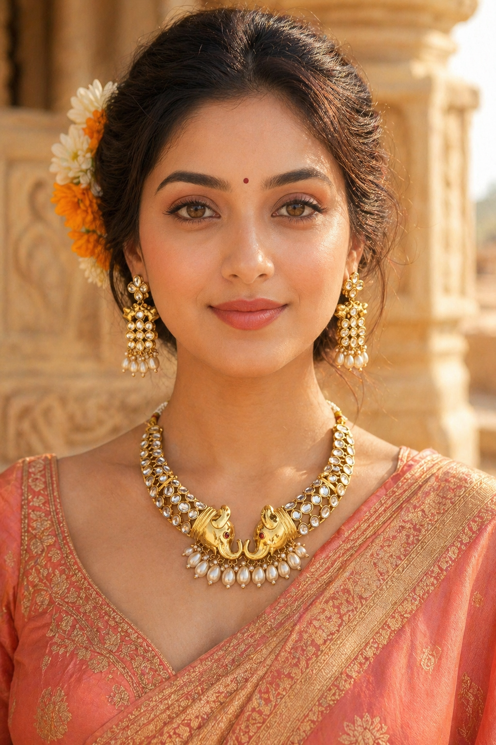 Meera Polki Necklace set