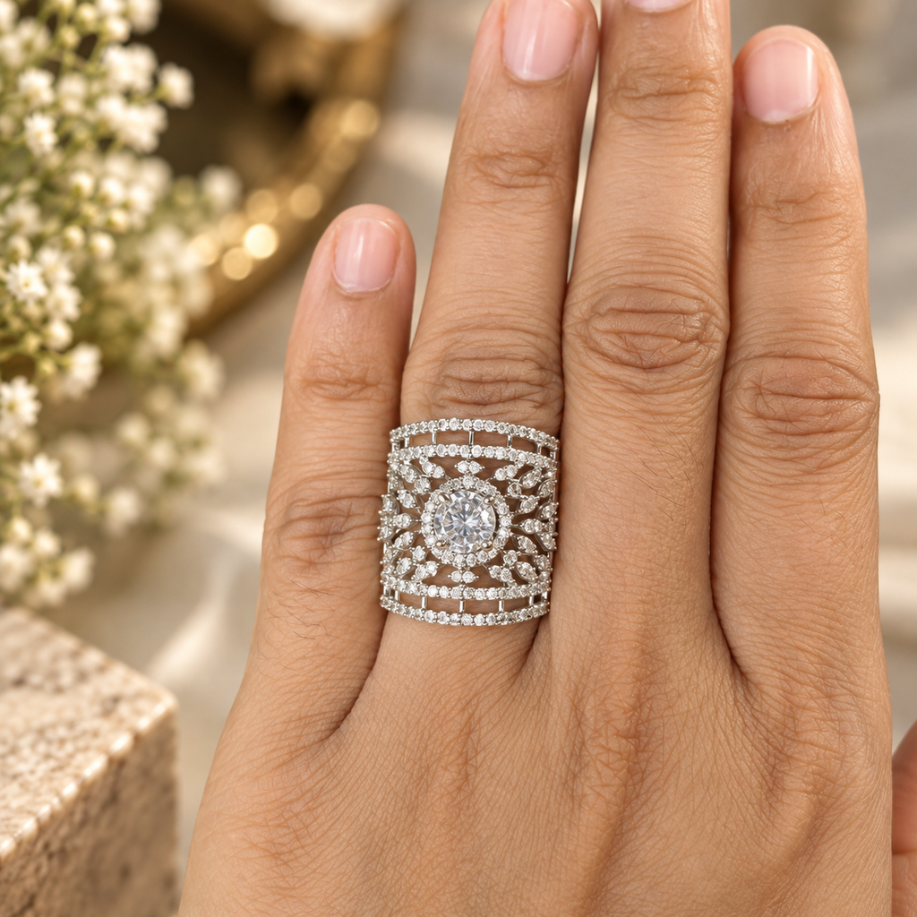 Vaani AD Adjustable Ring