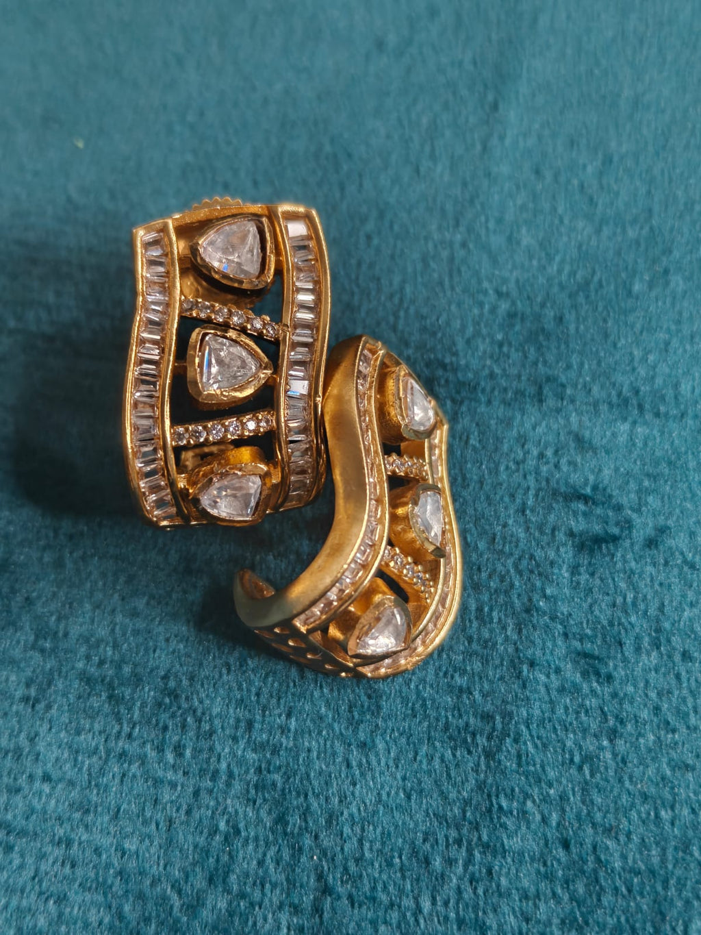 Rishki Polki Stud Earrings
