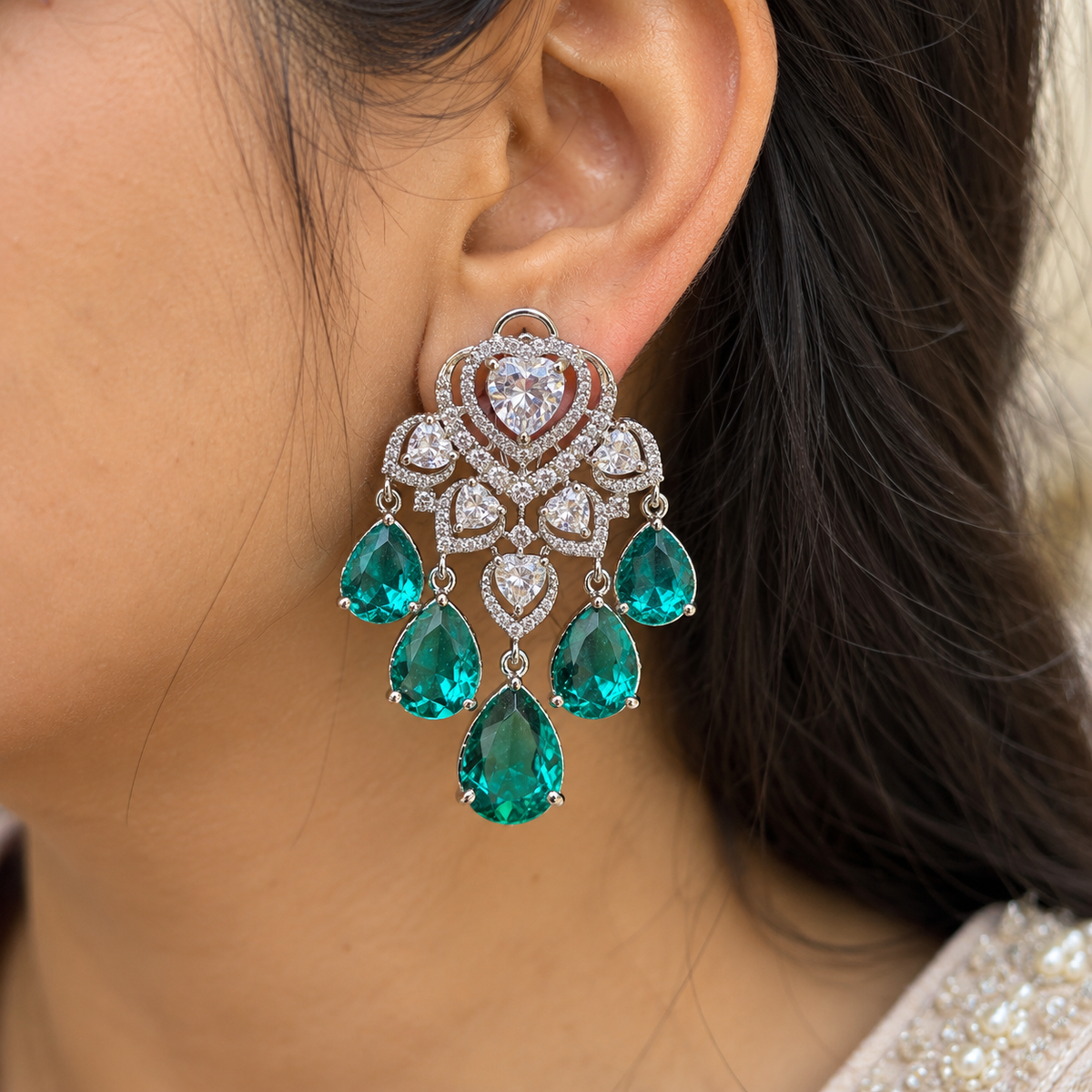 Rashi CZ Earrings