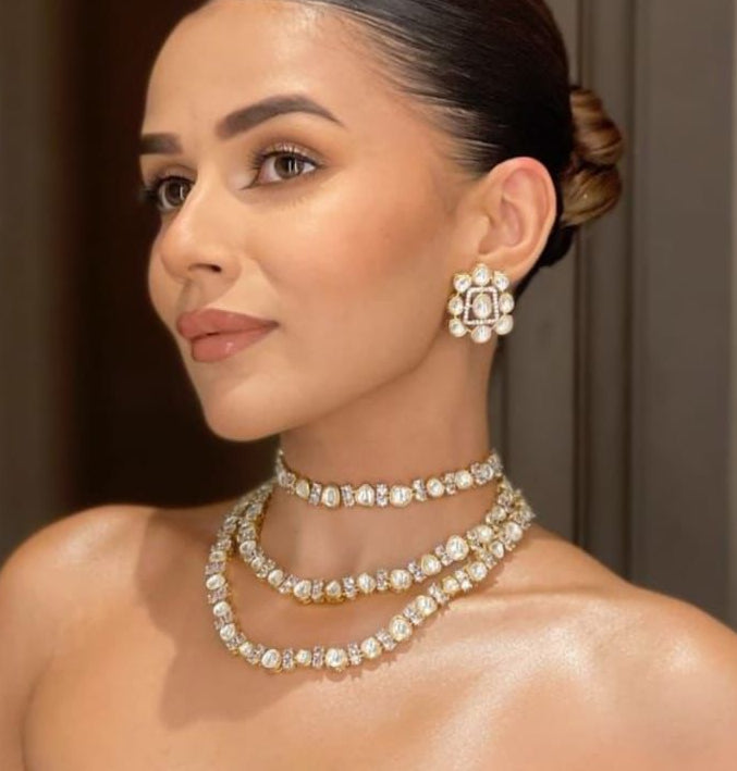 Kalindi Moissionite Necklace Set