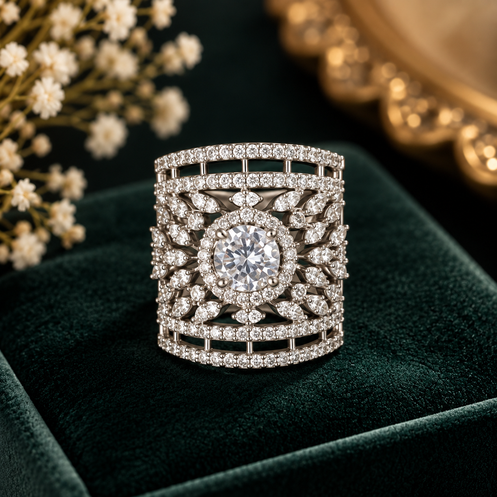 Vaani AD Adjustable Ring