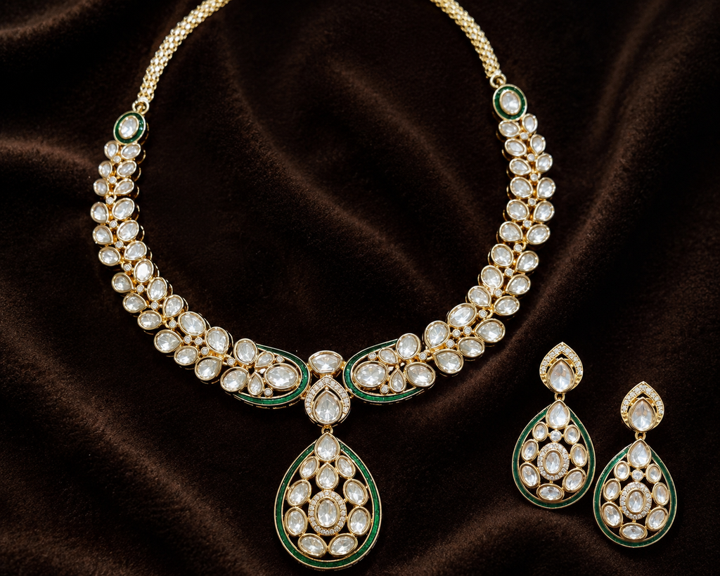 Lashkara Moissanite Necklace set