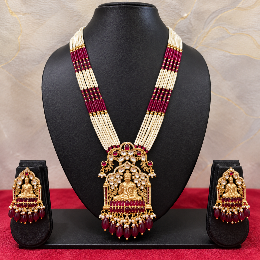 Akshara Kundan Necklace Set