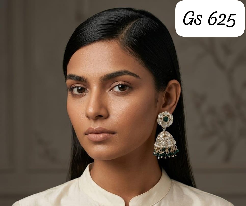 Akasa Moissanite Jhumka