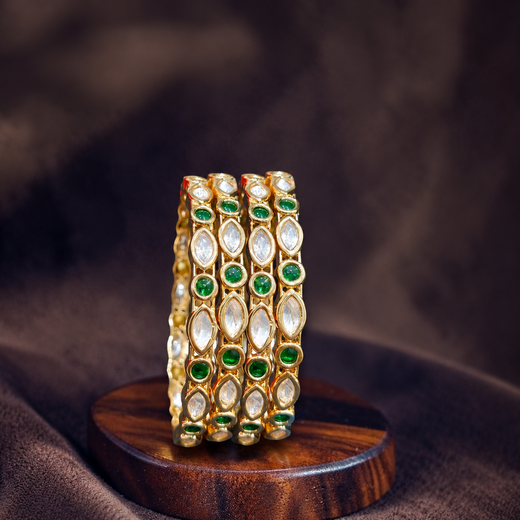 Maanvi Moissanite Bangles