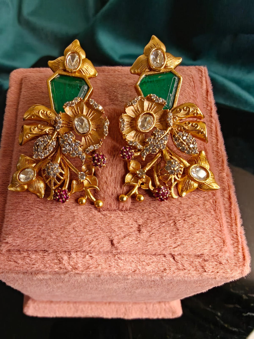 Rhea Matt Gold Statement Earrings