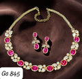 Heena Moissanite Necklace set