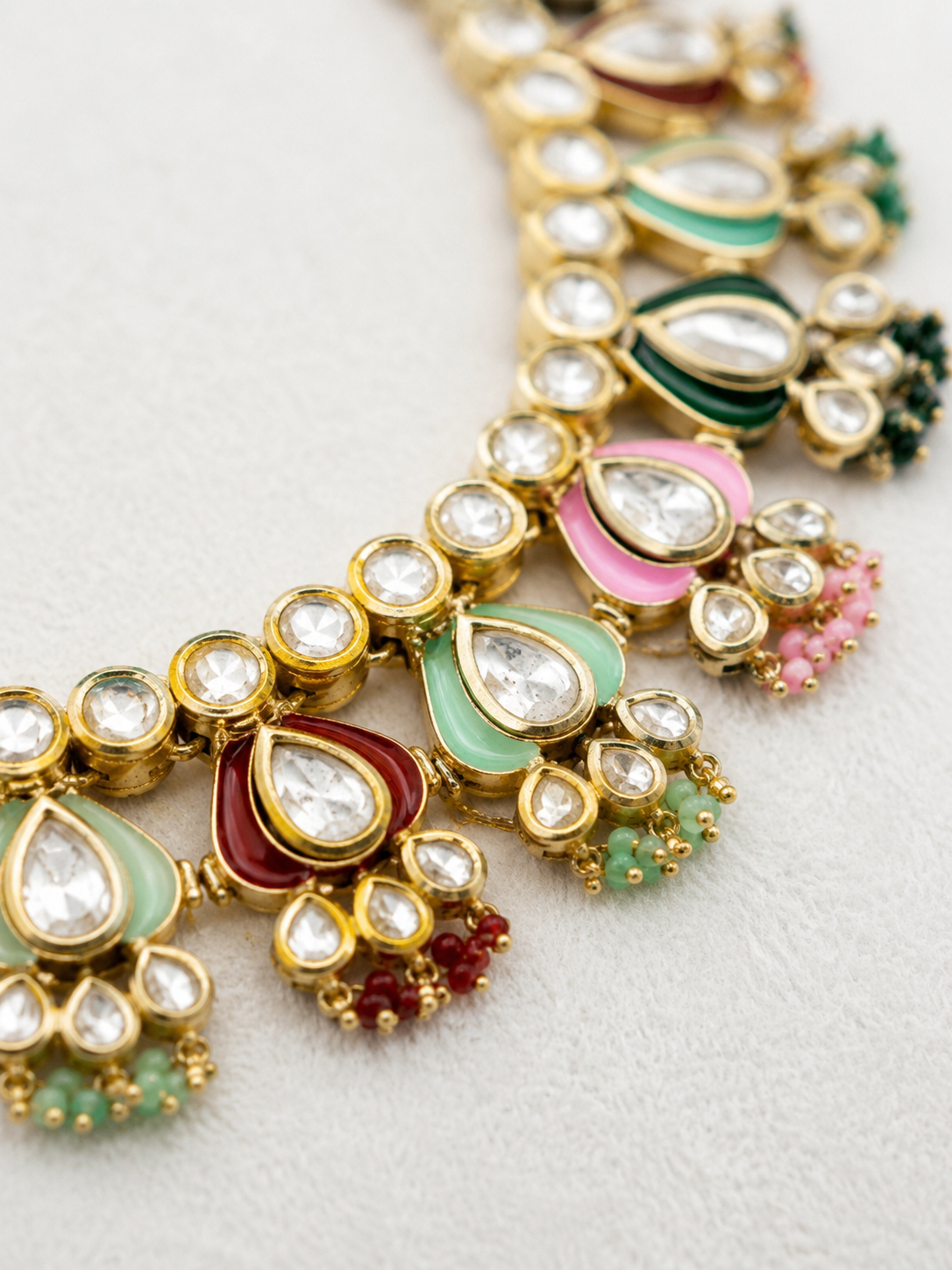 Siyaara Moissanite Necklace set
