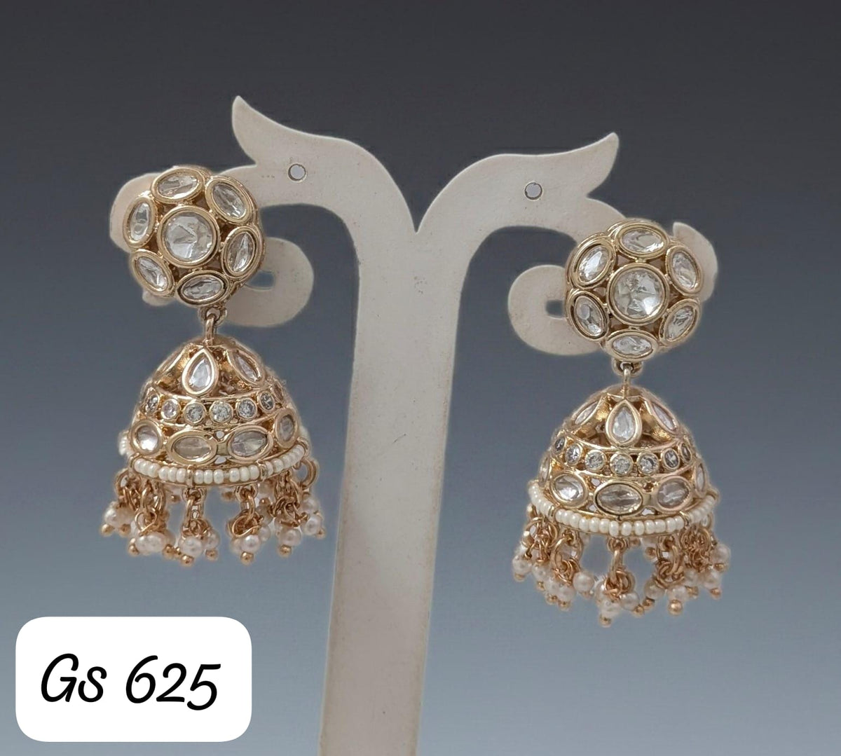 Akasa Moissanite Jhumka