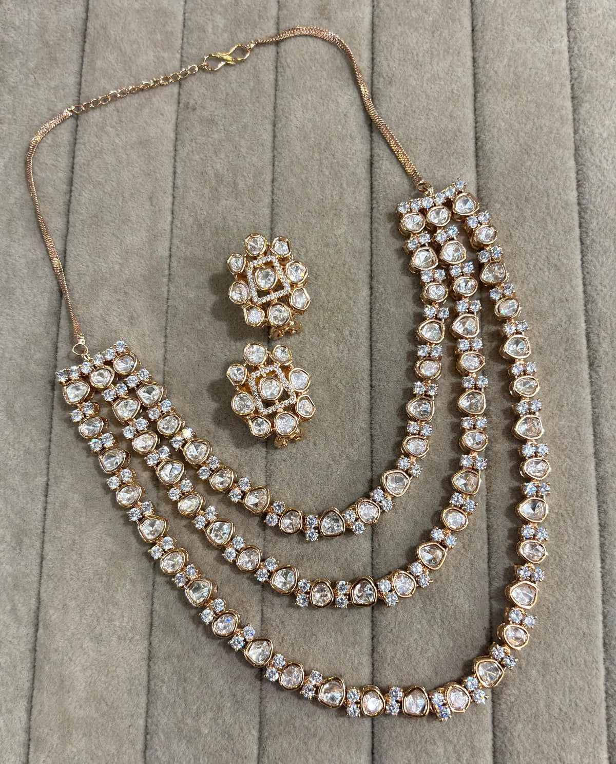 Kalindi Moissionite Necklace Set