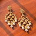 Kaashi AD and Pearl Earrings