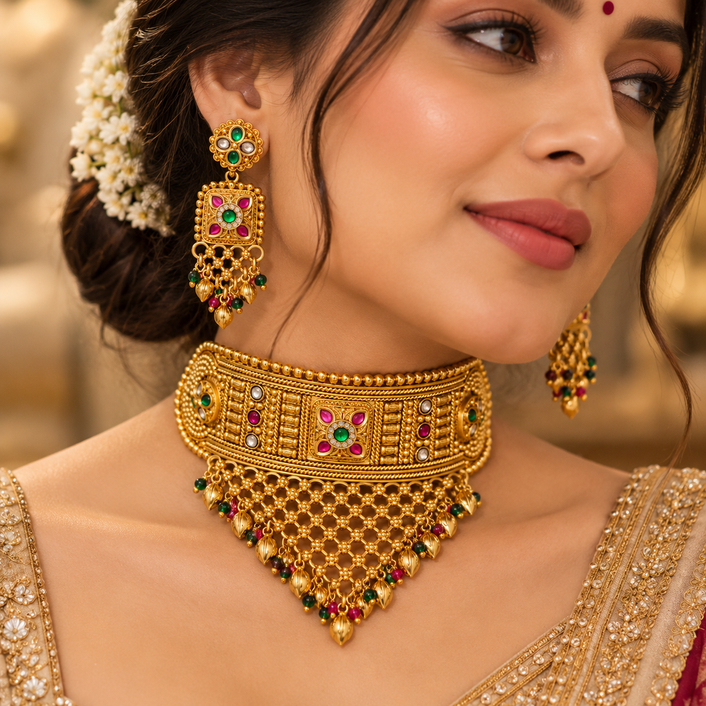 Sara Gold lookalike Choker Set