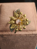 Ivara Floral Statement Adjustable Ring