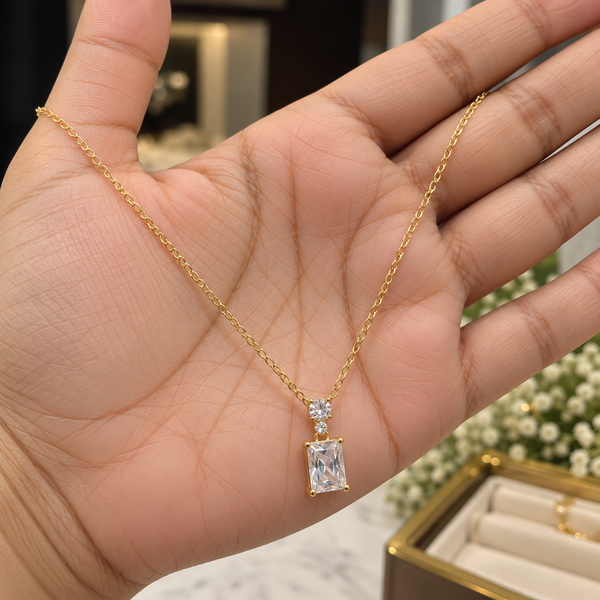 Honey Anti Tarnish CZ pendant