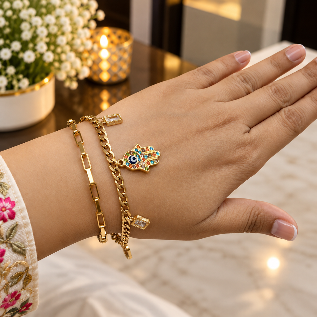 Inayat Anti Tarnish Charm Bracelet