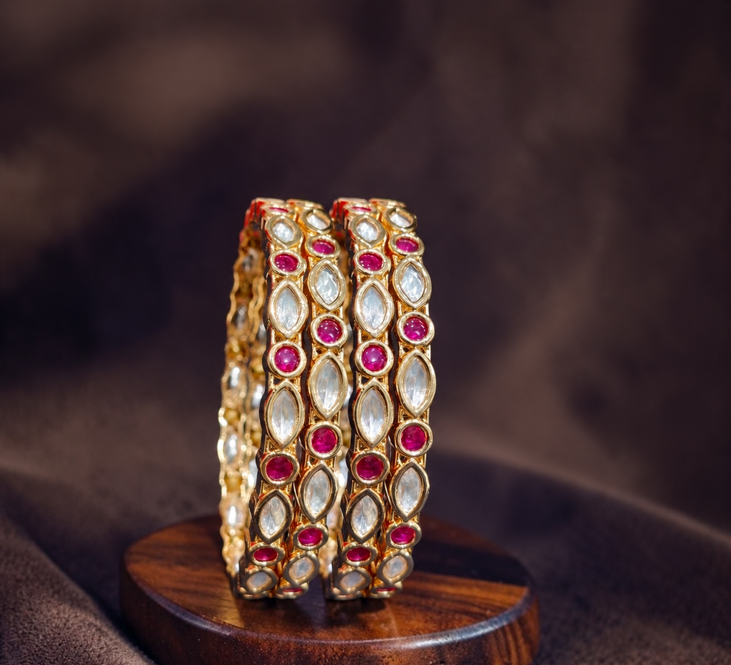 Maanvi Moissanite Bangles