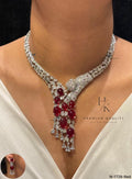 Akshita Pota Doublet and CZ Necklace Set