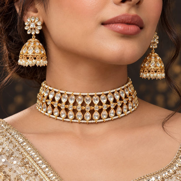 Kanika Moissanite Choker Set
