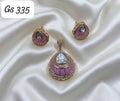 Indira Moissanite Pendant set