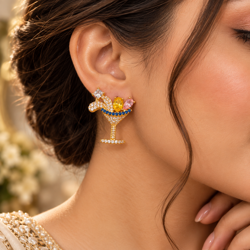 Viney AD Cocktail Style Earrings