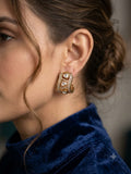 Rishki Polki Stud Earrings