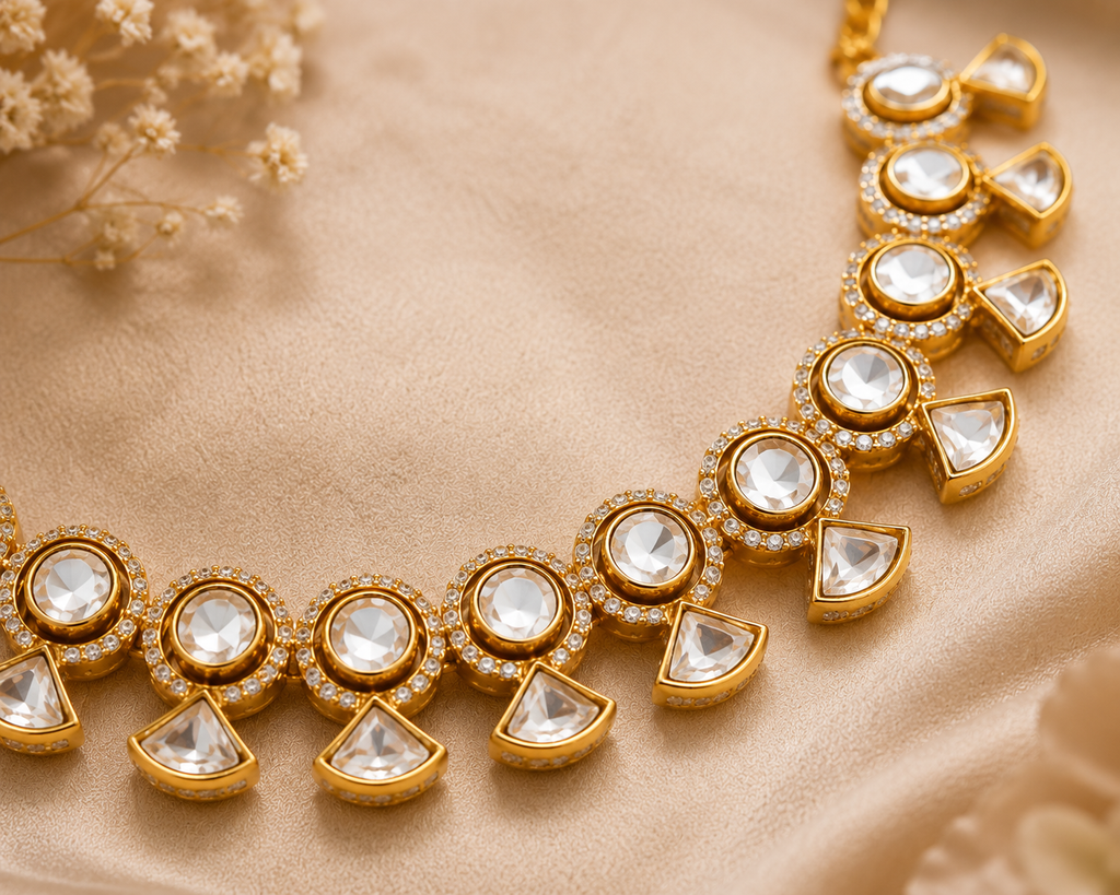 Ivara Moissanite Necklace set