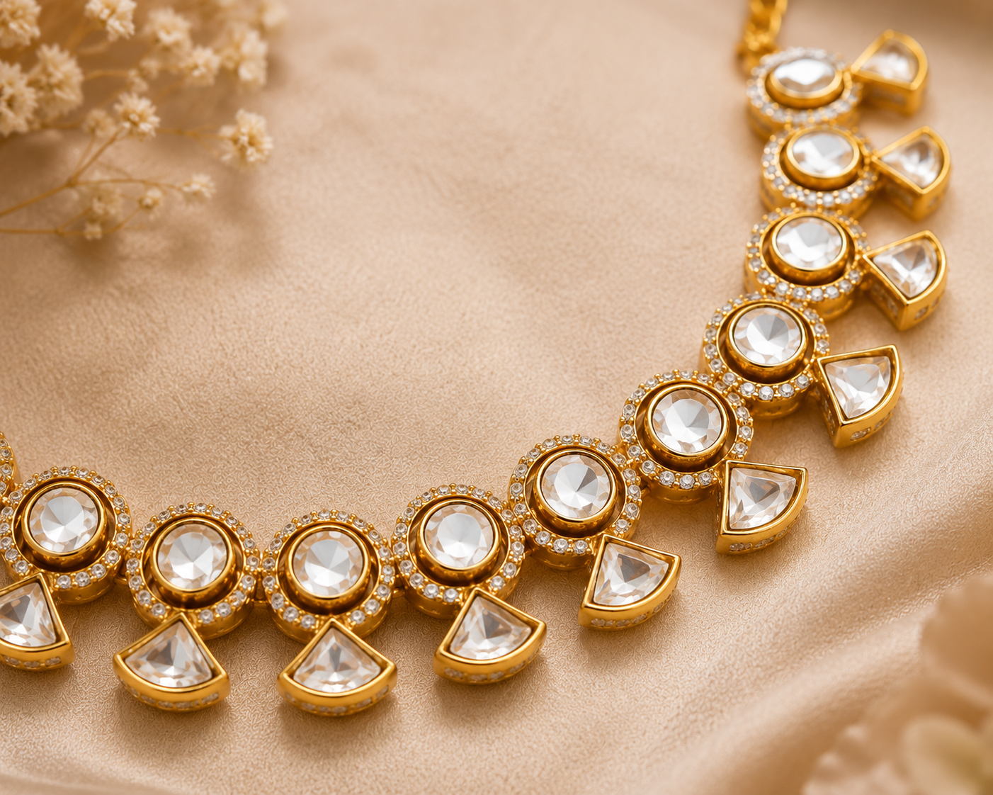 Ivara Moissanite Necklace set