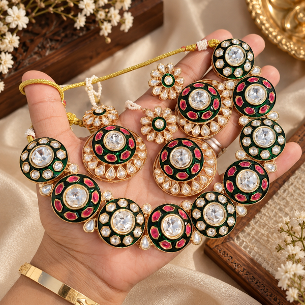 Manya Kundan Necklace Set