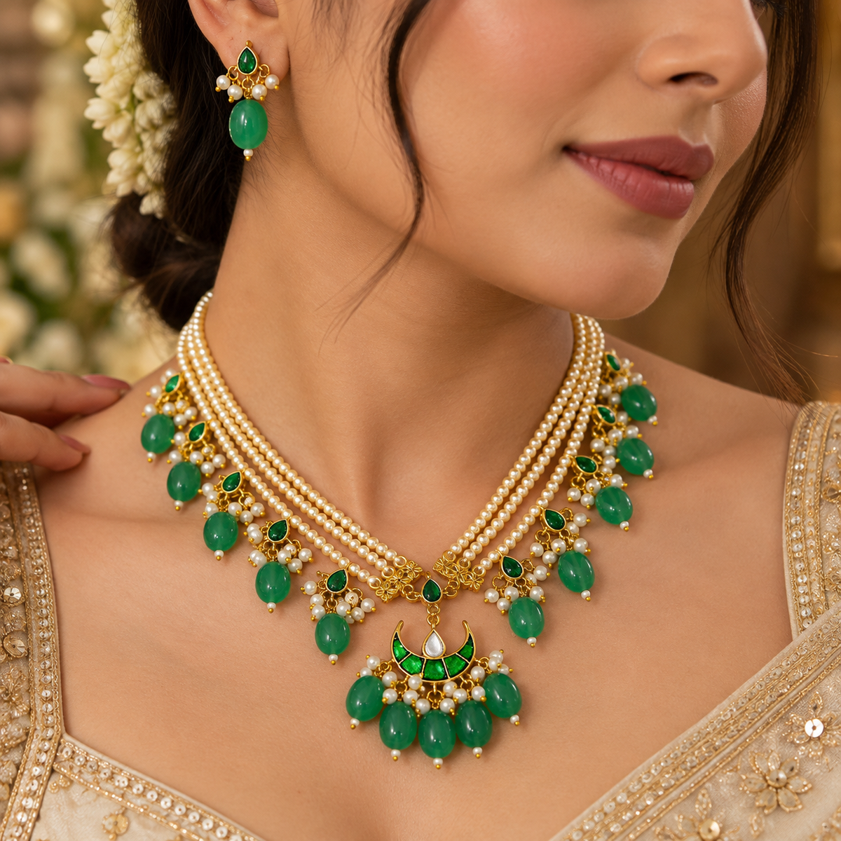 Rimsha Jadau Necklace set