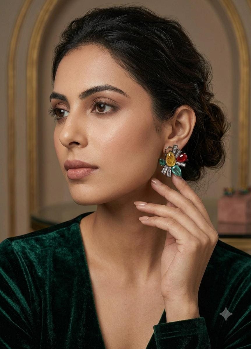 Karisma Doublet Stones Earrings