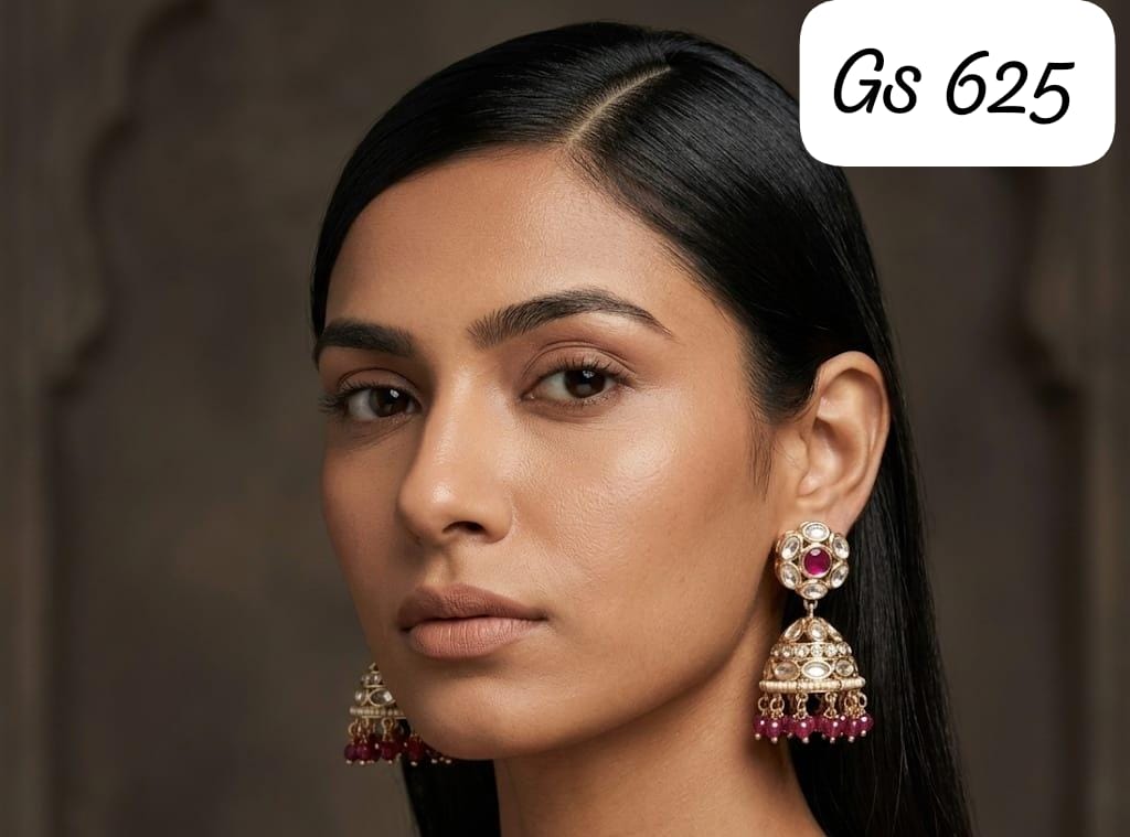Akasa Moissanite Jhumka